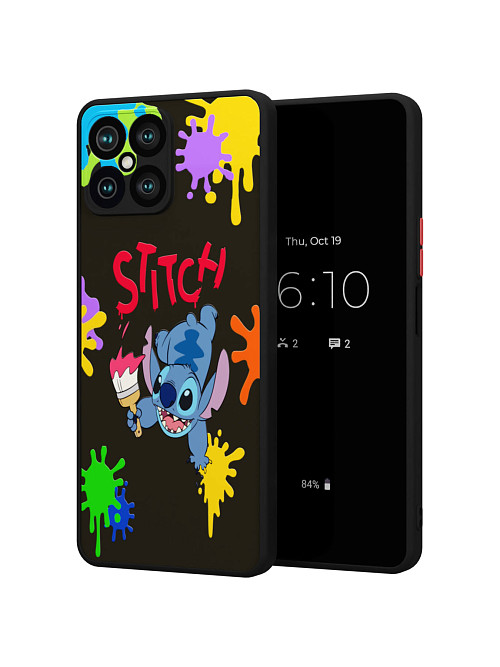 Противоударный чехол для Honor X8 (2022) "NOVEL: Stitch paints"