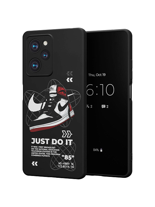 Силиконовый чехол для Poco X5 Pro (5G) "NOVEL: Just Do It"