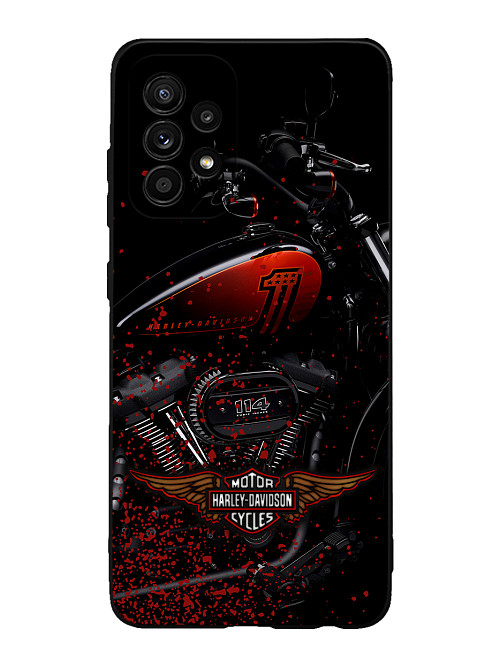 Силиконовый чехол для Samsung Galaxy A23 (5G) Мотоцикл Harley-Davidson