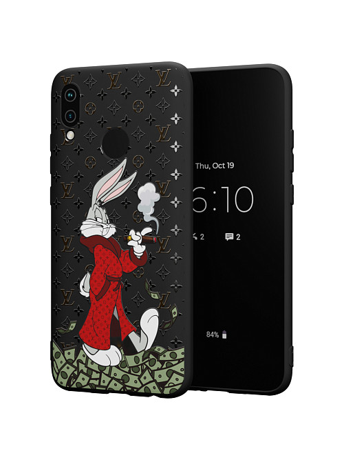 Силиконовый чехол для Huawei P Smart (2019) "NOVEL: Багз Банни Louis Vuitton"