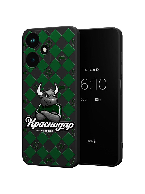 Силиконовый чехол для Infinix HOT 30 PLAY "Краснодар: Маскот клуба"