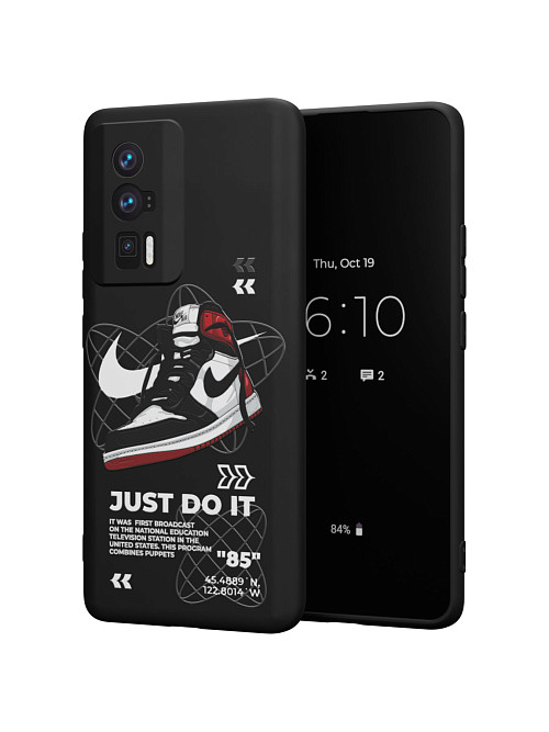 Силиконовый чехол для Xiaomi Redmi K60 "NOVEL: Just Do It"