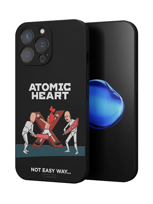 Силиконовый чехол для Apple iPhone 13 Pro Max "Atomic Heart: Not Easy Way"