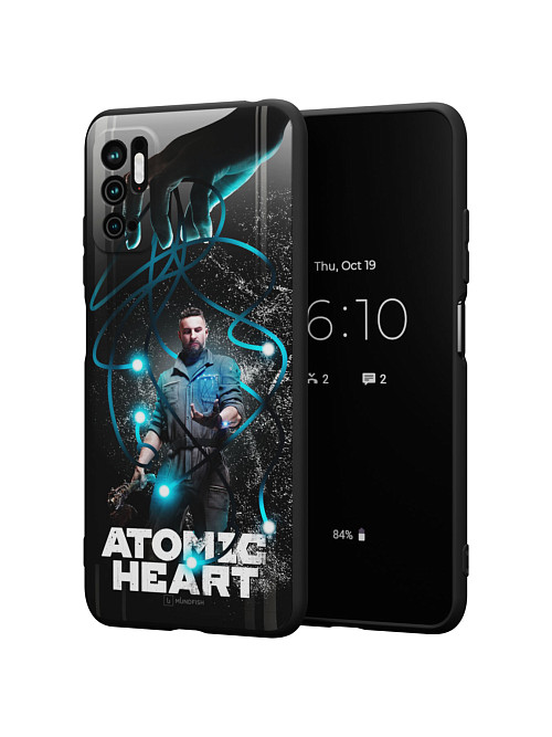 Силиконовый чехол для Xiaomi Redmi Note 10T "Atomic Heart: ХРАЗ"