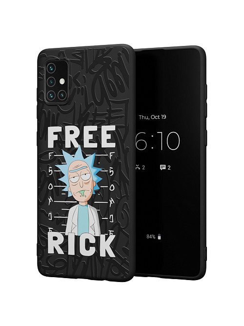 Силиконовый чехол для Samsung Galaxy A71 "NOVEL: Free Rick"