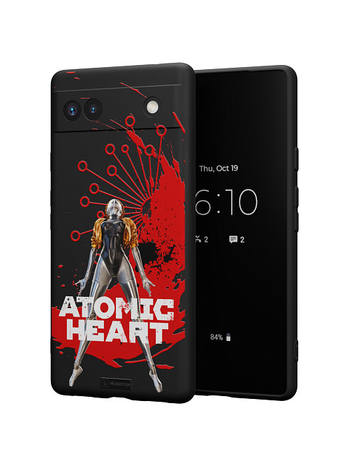 Силиконовый чехол для Google Pixel 6a "Atomic Heart: Правая близняшка"