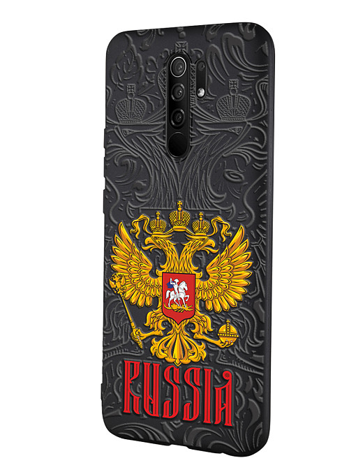 Силиконовый чехол для Xiaomi Redmi 9 "Россия"