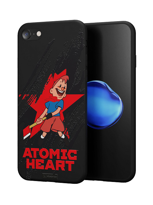 Силиконовый чехол для Apple iPhone 8 "Atomic Heart: Пионер"