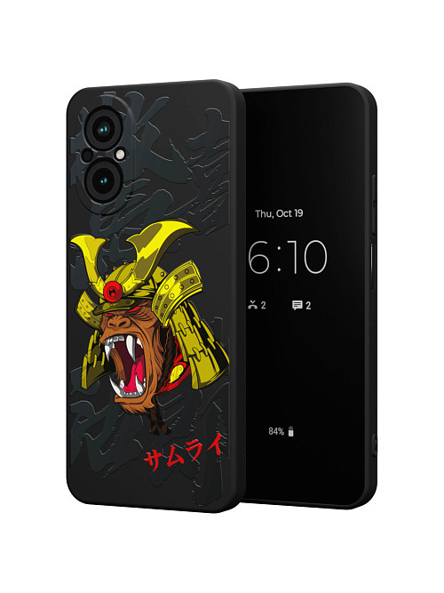 Силиконовый чехол для realme C67 (4G) "Samurai Kong"