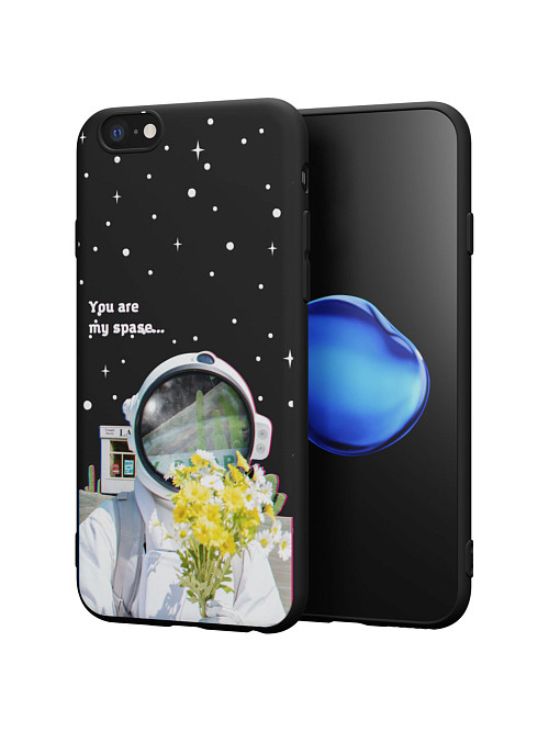 Силиконовый чехол для Apple iPhone 6s "NOVEL: You are my space"