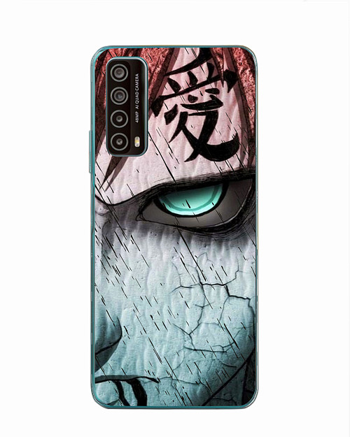 Силиконовый чехол для Huawei P Smart (2021) "Naruto Shippuden - Gaara grimm face"