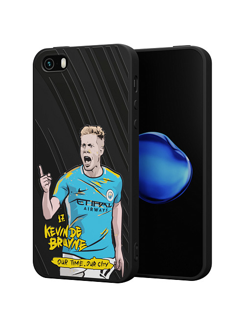 Силиконовый чехол для Apple iPhone 5S "NOVEL: Kevin de Bruyne"