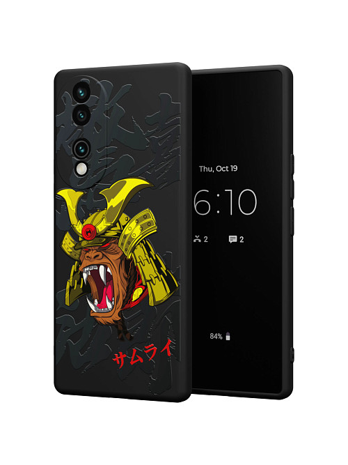 Силиконовый чехол для Honor 70 "Samurai Kong"