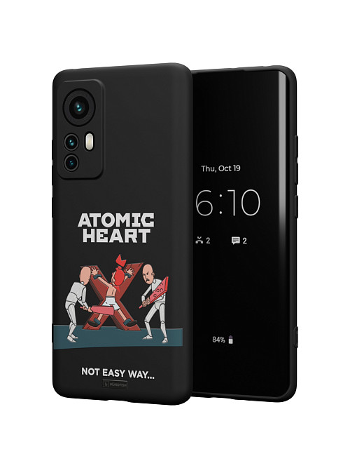 Силиконовый чехол для Xiaomi 12X "Atomic Heart: Not Easy Way"