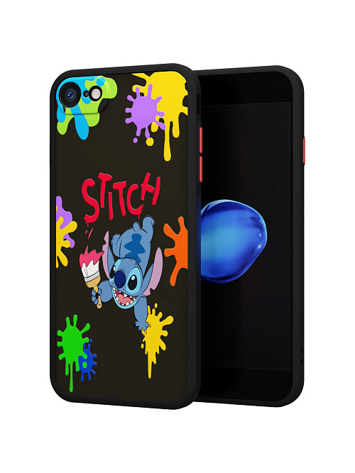 Противоударный чехол для Apple iPhone SE (2022) "NOVEL: Stitch paints"