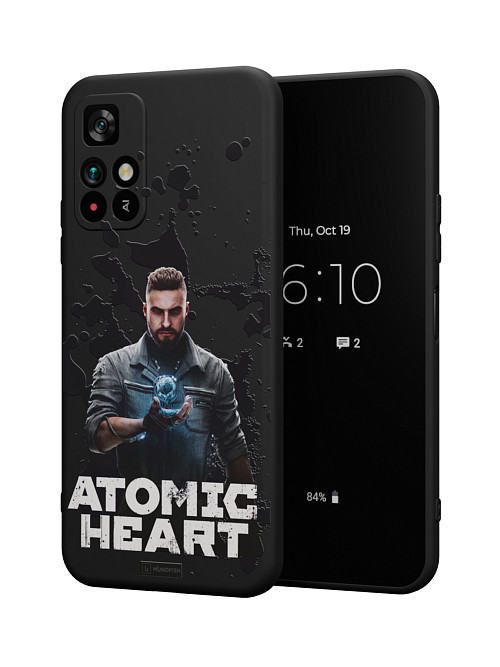 Силиконовый чехол для Poco M4 Pro (5G) "Atomic Heart: Товарищ Нечаев"