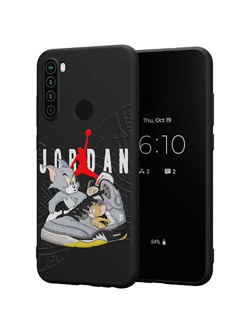 Силиконовый чехол для Xiaomi Redmi Note 8T "NOVEL: Том и Джери х Nike"