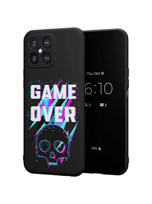 Силиконовый чехол для Honor X8 (2022) "Game over"