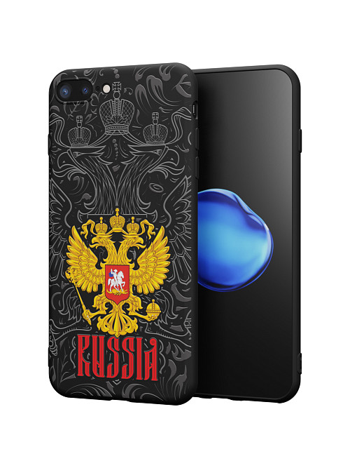 Силиконовый чехол для Apple iPhone 8 Plus "Россия"